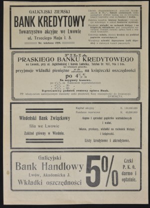 Ogłoszenia dotyczące spółek akcyjnych (banki)