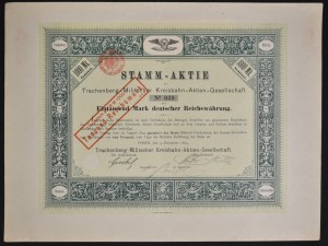 Trachenberg-Militscher Kreisbahn Aktiengesellschaft, 1.000 marek 1894