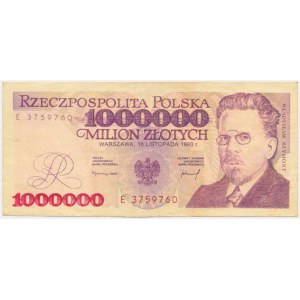 1 milion złotych 1993 - E - falsyfikat z epoki