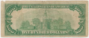 États-Unis, Certificat en or, 100 $ 1928 - Woods & Mellon - RARE
