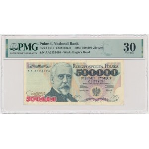 500.000 złotych 1993 - AA - PMG 30 - bardzo rzadkie