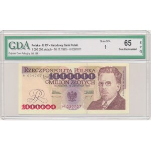 1 milion złotych 1993 - H - GDA 65 EPQ