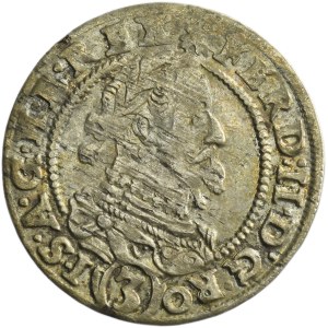 Śląsk, Panowanie habsburskie, Ferdynand II, 3 Krajcary Wrocław 1630 HP