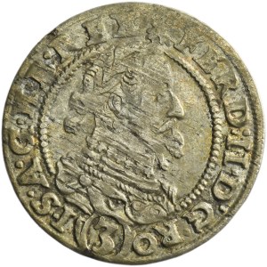 Silesia, Habsburg rule, Ferdinand II, 3 Kreuzer Breslau 1630 HP