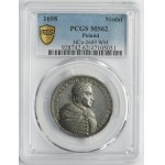 Augustus II the Strong, Medal for the Prosperity of Reign 1698 - PCGS MS62