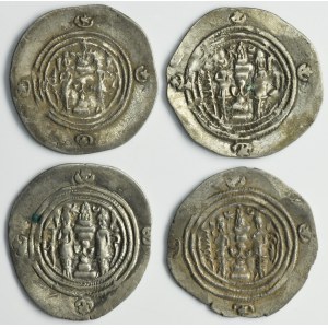 Lot, Sasanids, Drachm (4 pcs.)