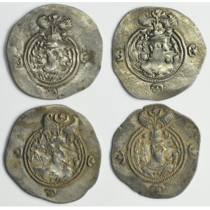 Lot, Sasanids, Drachm (4 pcs.)