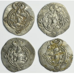 Lot, Sasanids, Drachm (4 pcs.)