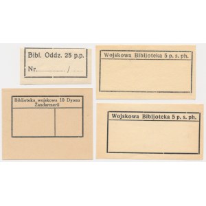 Set, Second Polish Republic, Ex Libris (4 pcs.)