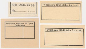 Set, Second Polish Republic, Ex Libris (4 pcs.)