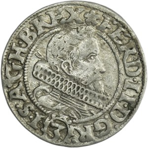 Silesia, Habsburg rule, Ferdinand II, 3 Kreuzer Breslau 1636 HZ