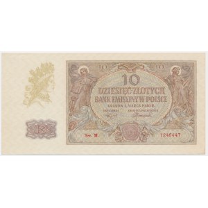 10 złotych 1940 - M - rzadsza seria