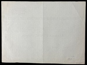 Lorentz and Krusche Joint Stock Society of Cotton Manufactory, PLN 1,000
