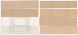 Set, banderole from PRL parcels, 10-50,000 zloty (8 pieces).