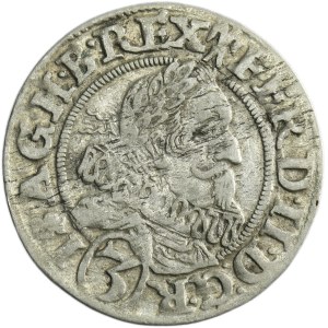 Śląsk, Panowanie habsburskie, Ferdynand II, 3 Krajcary Wrocław 1628 HR