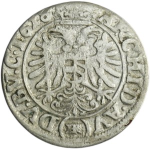 Śląsk, Panowanie habsburskie, Ferdynand II, 3 Krajcary Wrocław 1628 HR