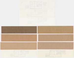 Set, band-aids from communist parcels to damaged banknotes (11 pieces).