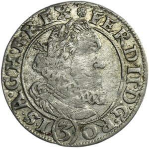 Silesia, Habsburg rule, Ferdinand II, 3 Kreuzer Breslau 1627 HR