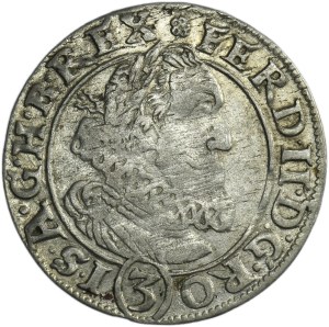 Silesia, Habsburg rule, Ferdinand II, 3 Kreuzer Breslau 1627 HR