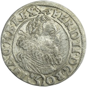 Silesia, Habsburg rule, Ferdinand II, 3 Kreuzer Breslau 1627 HR