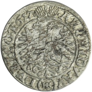 Silesia, Habsburg rule, Ferdinand II, 3 Kreuzer Breslau 1627 HR