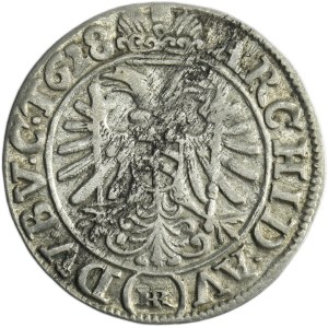 Śląsk, Panowanie habsburskie, Ferdynand II, 3 Krajcary Wrocław 1628 HR