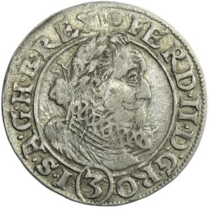 Śląsk, Panowanie habsburskie, Ferdynand II, 3 Krajcary Wrocław 1627 HR