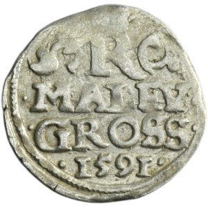 Bohemia, Rudolf II, Maley gross Prague 1591