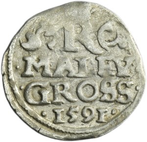 Bohemia, Rudolf II, Maley gross Prague 1591