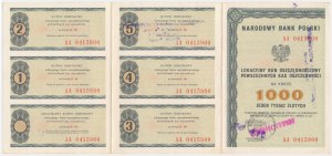 PKO 5-Year Deposit Savings Voucher, PLN 1,000 with the stamp REVALORIZED.