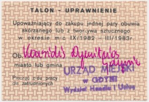 Gdynia - shoe voucher