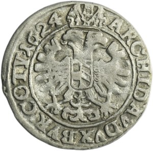Silesia, Ferdinand II, 3 Kreuzer Breslau 1624 - RARE