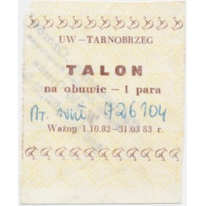 Tarnobrzeg - talon na obuwie
