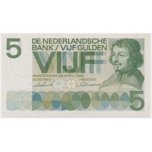 Netherlands, 5 Gulden 1966