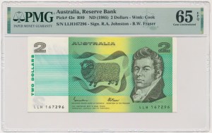 Australia, 2 Dollars (1985) - PMG 65 EPQ
