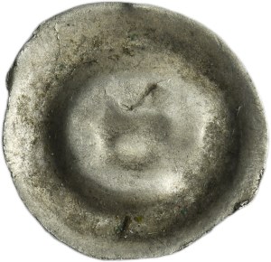 Silesia, Duchy of Schweidnitz, Sigismund of Luxembourg, Albrecht or Ladislaus Posthumus, Hohlpfennig Schweidnitz 1414-1448 - head to the right