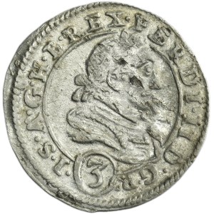 Austria, Ferdinand II, 3 Kreuzer Graz 1627 - STYRIÆ