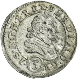 Austria, Ferdinand II, 3 Kreuzer Graz 1627 - STYRIÆ