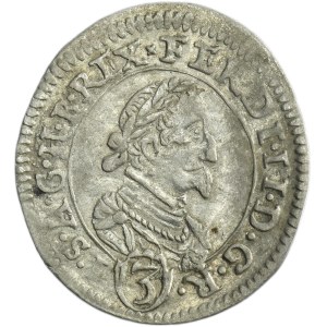 Austria, Ferdinand II, 3 Kreuzer Graz 1626