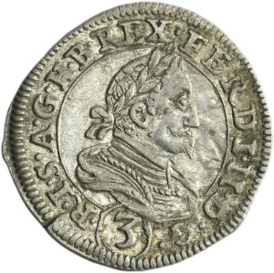 Austria, Ferdinand II, 3 Kreuzer Graz 1626