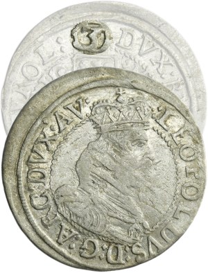 Austria, Leopold V, 3 Kreuzer Hall undated - VERY RARE, face value at top