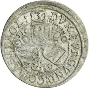 Austria, Leopold V, 3 Kreuzer Hall undated - VERY RARE, face value at top
