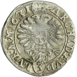 Austria, Ferdinand II, 3 Kreuzer Kuttenberg 1631