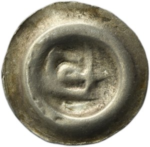 Silesia, Duchy of Schweidnitz, Sigismund of Luxembourg, Albrecht or Ladislaus Posthumus, Hohlpfennig Schweidnitz 1414-1448 - head to the right