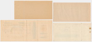 Bank checks of the Bank of the Union of Economic Companies - set of 3 pcs.