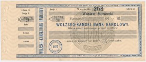 Check of the Volzh-Kamsk Commercial Bank