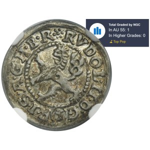 Bohemia, Rudolf II, Maley gross Kuttenberg 1586 - NGC AU55