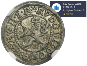 Bohemia, Rudolf II, Maley gross Kuttenberg 1586 - NGC AU55