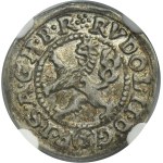 Bohemia, Rudolf II, Maley gross Kuttenberg 1586 - NGC AU55