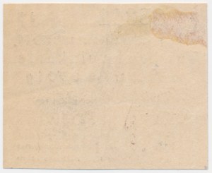 Okupacja, kartka na 5 litrów paliwa na lipiec-sierpień 1943 r.